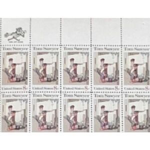 Vintage NMNH US Postage 8c SCOTT #1470 Tom Sawyer Sheet of 50